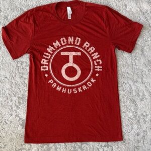 Bella Canvas Red Graphic Short Sleeve Tee